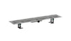 Hansgrohe Raindrain Compact Complete Set Shower Drain 900 For Flat Installation Brushed Stainless St