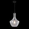 1xE27 Large Vase Glass PendantClear