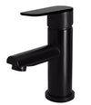 Round Paddle Basin Mixer Black