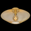 1xE27 Mesh Ceiling fitting Gold