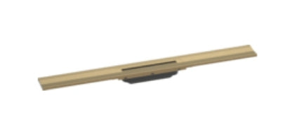 Hansgrohe Raindrain Flex Finish Set Shower Drain 800 Cuttable For Wall Mounting Brushed Bronze