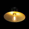 1xE27 Golden Shell Ceiling Light 30cm