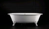 Radford Freestanding Bath Polished White 1900X910X645mm (With Feet & Overflow)