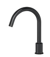 Round Deck Mounted Kitchen Spout Black