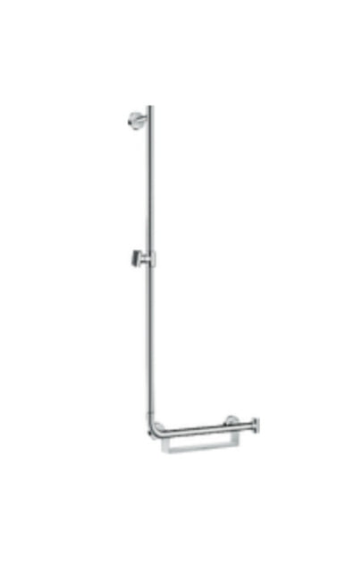 Hansgrohe Unica Shower Bar Comfort 110 Cm Left White/Chrome