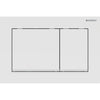 Omega30 actuator plate for dual flush Matt White
