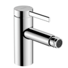 Zesis S Single lever bidet mixer with pop-up waste set Chrome
