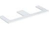 ONE washtop, central cut-out, for lay-on washbasin, rectangular