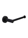 Round Toilet Roll Holder - Matte Black