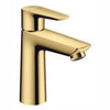Hansgrohe Talis E Single Lever Basin Mixer 110 Without Waste Set Polished Gold Optic