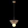 LED 7W Trio Golden Disk Pendant
