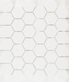Hexagon Unglazed Pure White 284x324mm (11 shts/sqm)