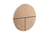 AXOR ShowerSel ID valve.conc.3outl.rd BRG Brushed Red Gold
