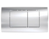 Twinline30 2-Button Flush Control Plate Chrome