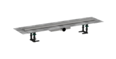 Hansgrohe Raindrain Compact Complete Set Shower Drain 800 For Flat Installation Brushed Stainless St