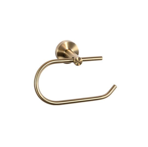 Ginger Paper Holder W/O Lid - Brushed Brass