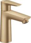 Hansgrohe Talis E Single Lever Basin Mixer 110 Without Waste Set Brushed Bronze
