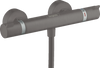 Hansgrohe Ecostat Shower Thermostat Comfort For Exposed Installation Brushed Black Chrome