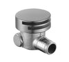 Spout Bath Nikkie Round-Satin Nickel