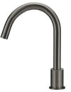 Round Deck Mounted Basin Spout Gun Metal