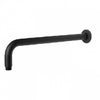 Shower Arm Round 300mm - Matt Black