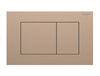 Sigma40 Flush Plate for Dual Flush, Square, Brushed Red Gold