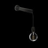 1xE27 Mobile Single Wall Light Black