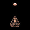 1xE27 Med. Prism Metal Pendant Copper