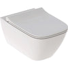 Smyle Square Wall-Hung Pan Including Soft-Close Sandwich Seat