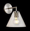 1xE27 Trends Cone Glass Wall Light Satin