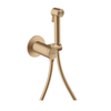 AXOR Bidette Showers Bidette hand shower 1jet round for mixed water with shower 1.25m Brushed Bronze