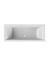 Turin Built-In Bath Polished White 1700x700x370mm