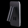 3W+8W LED RectanWall Reading Light Black