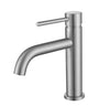 Bijiou Stylet Satin Nickel Basin Mixer Short Body