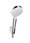 Hansgrohe Crometta Shower Holder Set 100 Vario Ecosmart 9 L/Min With Shower Hose 160 Cm White/Chrome