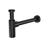 Meir Round Bottle Trap for 32mm Basin Waste and 40mm Outlet - Matte Black