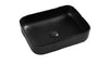 Elena Countertop Basin Matt Black 500X390X120mm