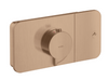 Axor One Thermostatic Module, Concealed Installation For 1 Function Brushed Red Gold