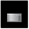 Type 50 actuator plate urinal flush control with pneumatic flush actuation Jet Black RAL 9005