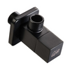 Quarter Turn Angle Valve Square Matt Blk