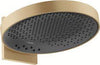 Hansgrohe Rainfinity Overhead Shower 360 3Jet With Wall Connector Brushed Bronze