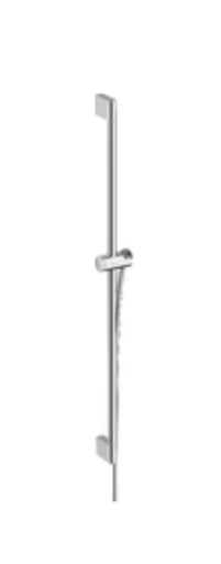 Hansgrohe Unica Shower Bar Pulsify S 90 Cm With Push Slider And Isiflex Shower Hose 160 Cm Chrome