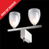 2x20W Twins Glasses Wall Light