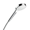 Hansgrohe Croma S Hand Shower 110 1Jet Ecosmart+ White/Chrome
