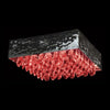 4xG9 Magma ceiling Red Italian Crystals