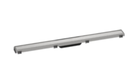 Hansgrohe Raindrain Match Finish Set Shower Drain 900 With Height Adjustable Frame Brushed Stainless