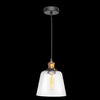 1xE27A/Brass & Glass PendantMedium