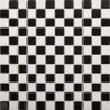 White/Black Gloss Checker (25x25) 302x302 (11 Sheet / m²)