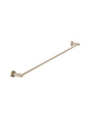 Round Single Towel Rail 900mm - Champagne