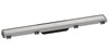 RainDrain Match Finish Set Shower Drain With Height Adjustable Frame Brushed Stainless Steel 700mm